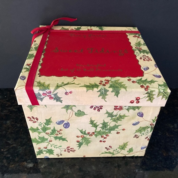 Tracy Porter Sweet Tidings Handcrafted Set of 10 Holiday Ornaments/NEW IN BOX! - Picture 10 of 12